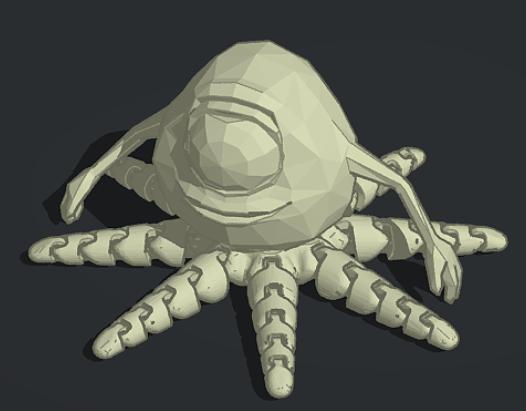 Miketopus 3D model thumbnail