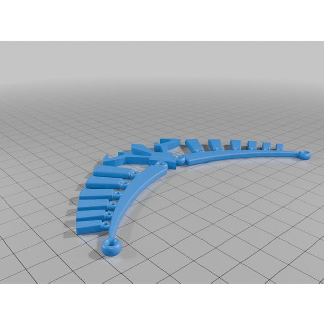 Zelda BOTW necklace 3D model thumbnail
