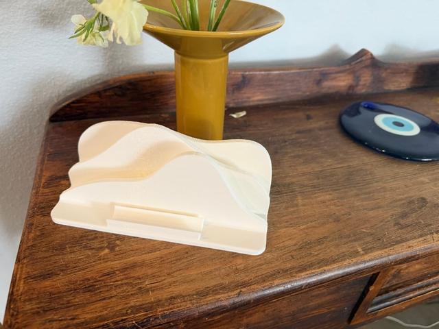 Macbook + iPad Combo Stand with Pen Holder 3D model thumbnail
