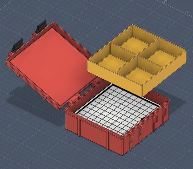 Rugged box for BLOKUS travel set 3D model thumbnail