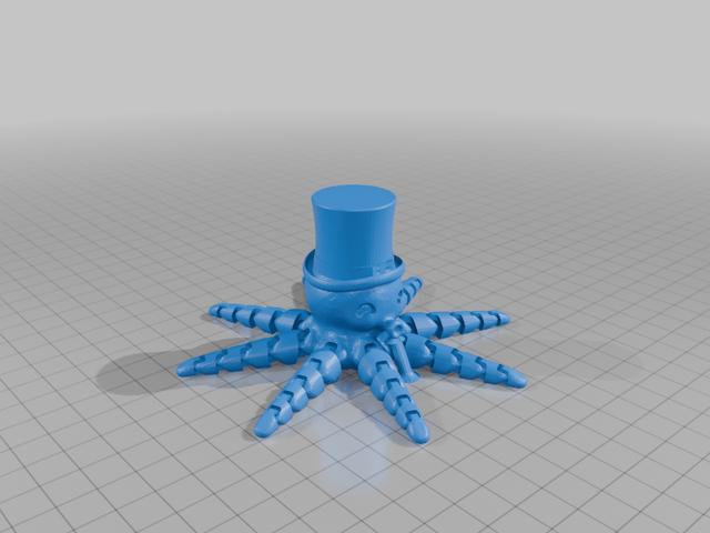 Mr. Octopus 3D model thumbnail