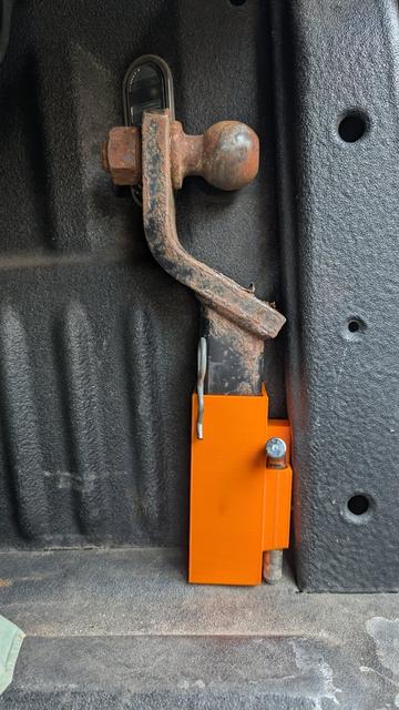 Bed Mounted Hitch Holder 3D model thumbnail