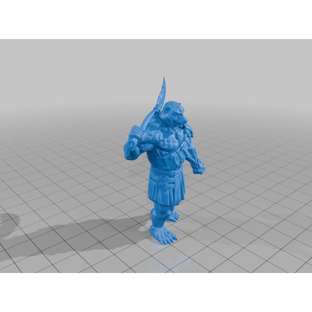 Gnarfur Raiders Heroscape Proxy 3D model thumbnail