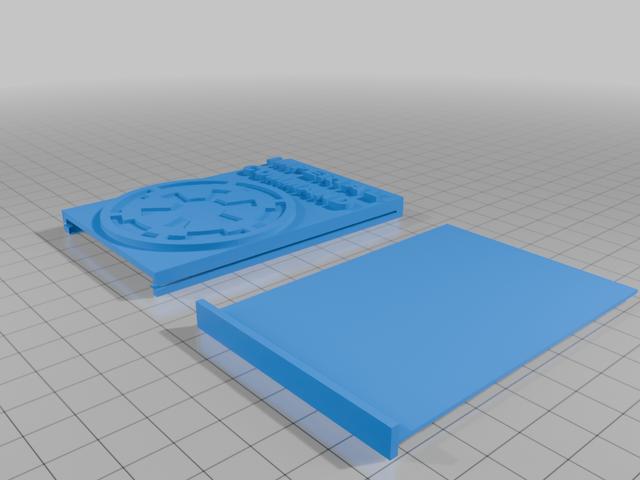 Starwars Credit Card holder 3D model thumbnail