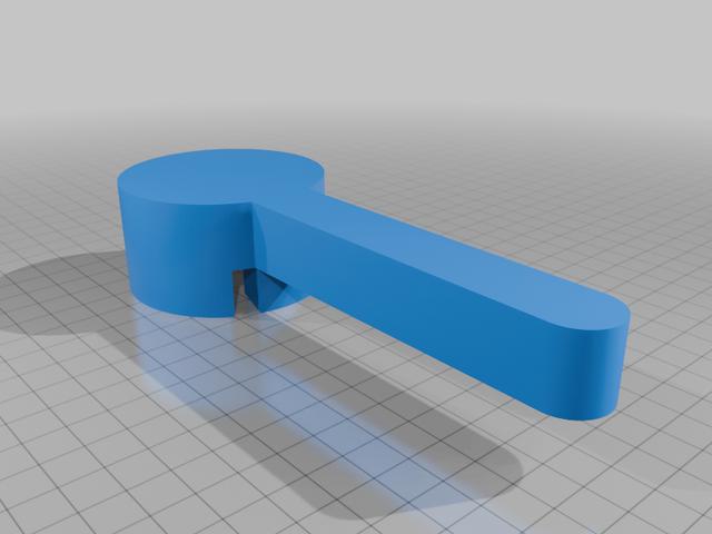 Redsea DC skimmer pump removal key 3D model thumbnail