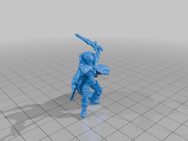 Serpentor Heroscape Proxy 3D model thumbnail