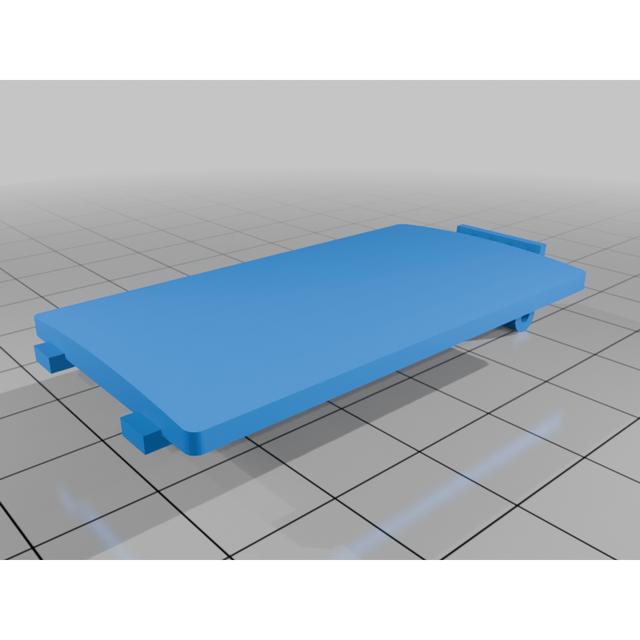Fluke Networks IntelliTone Pro 200 Battery Cover 3D model thumbnail