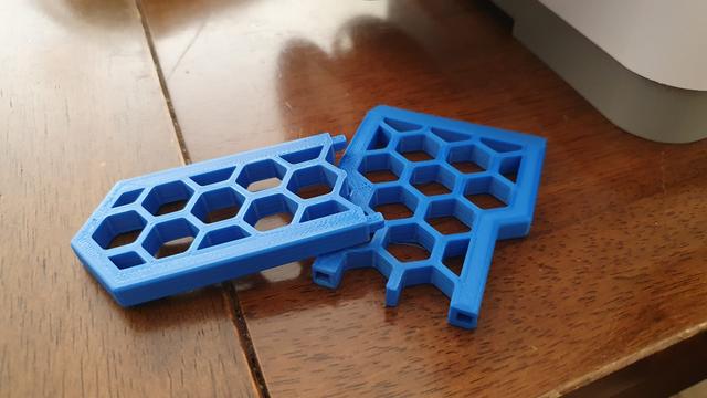 Split Print HexScraper 3D model thumbnail