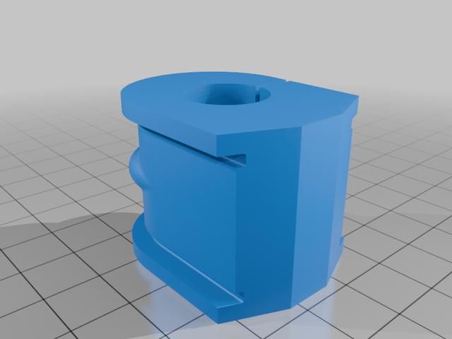 Nissan Micra K11 rear sway bar bushings 3D model thumbnail