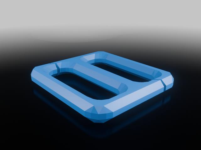 Bra Clip 3D model thumbnail