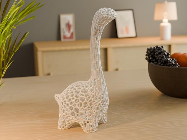 Voronoi Dinosaurus 3D model thumbnail