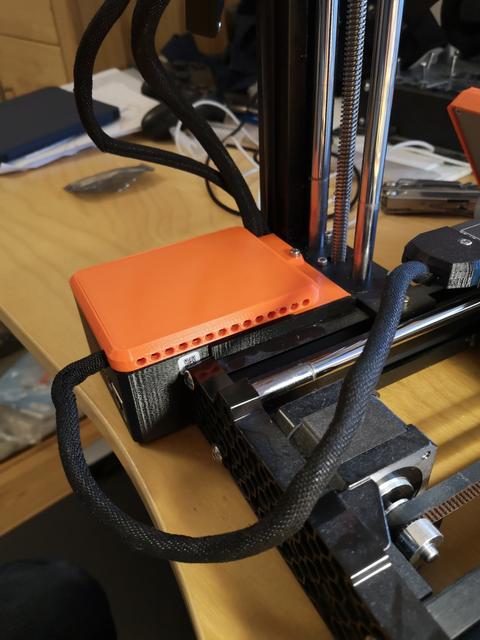 Prusa MINI | Electronics Box Lid 3D model thumbnail