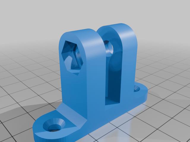 Samson C01U Pro Wall Mount - Vertical 3D model thumbnail