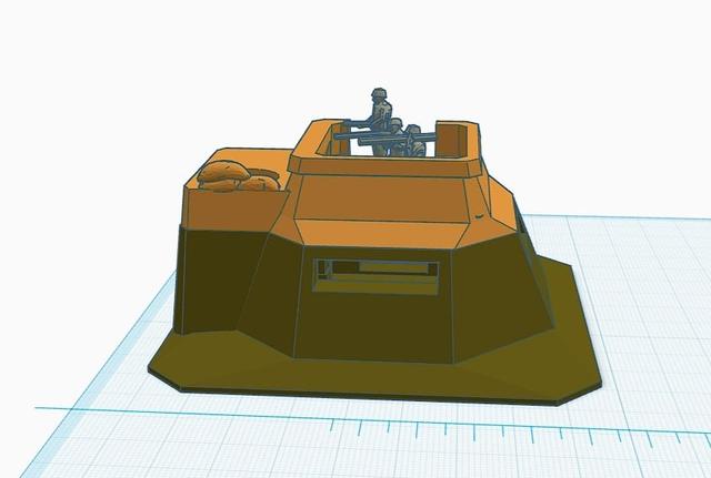WW2 BUNKER  3D model thumbnail