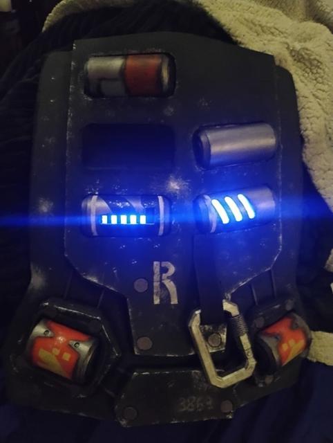 Titanfall 1 Militia Pilot Chest Canisters 3D model thumbnail