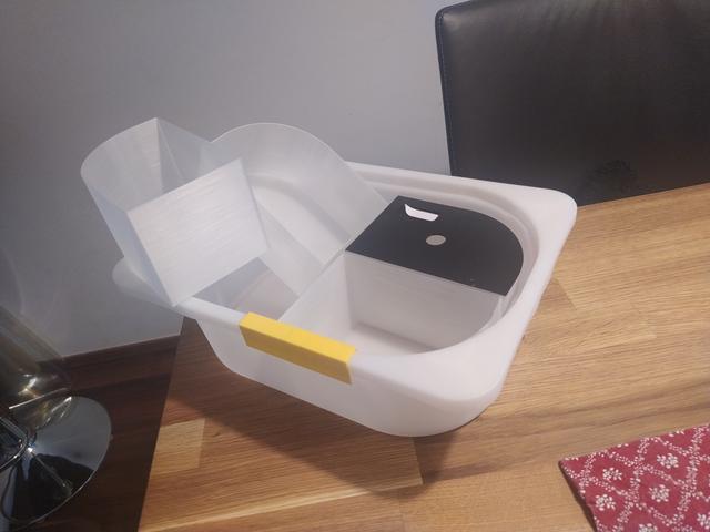 Trofast Small: Compartment, Lid and Sign 3D model thumbnail