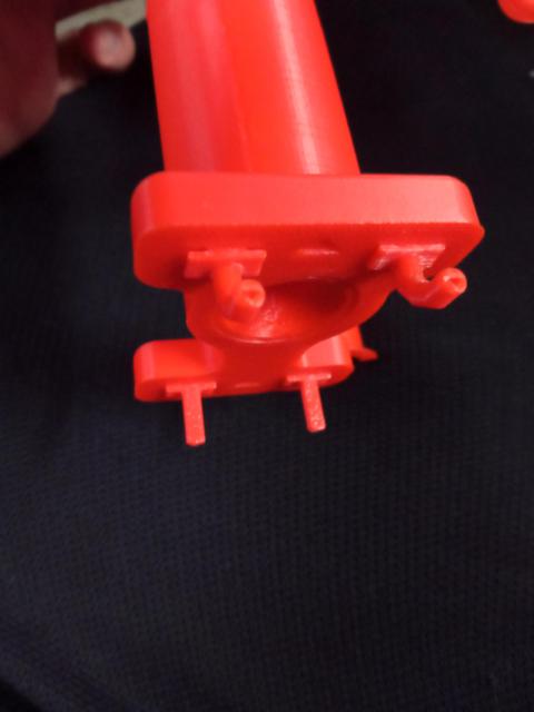 Modular Tape Storage - Curved peg for peg board mount 3D model thumbnail