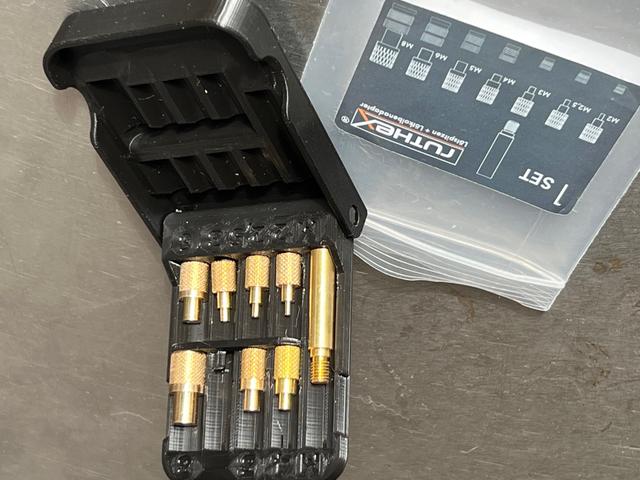 Box for Ruthex inserts M2-M8 3D model thumbnail