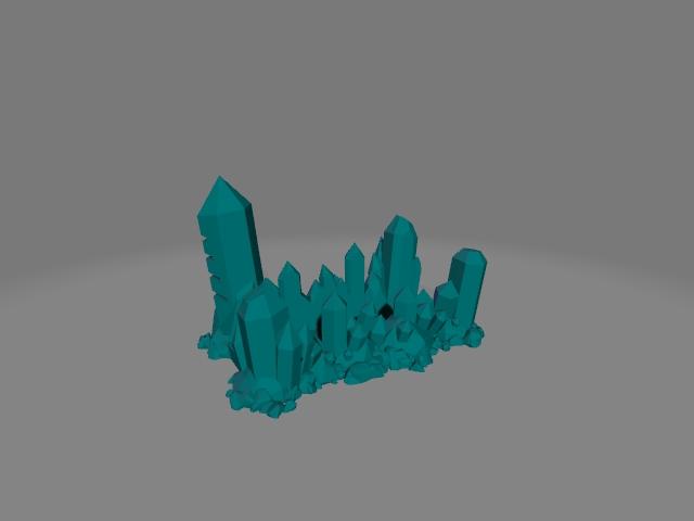 Crystal Switch Dock Platform more crystal added game slots 3D model thumbnail