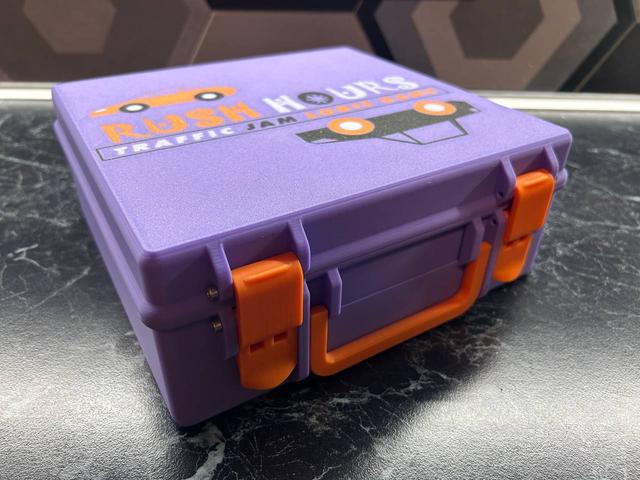 Travel box for Rush hour logical game with cars 3D model thumbnail