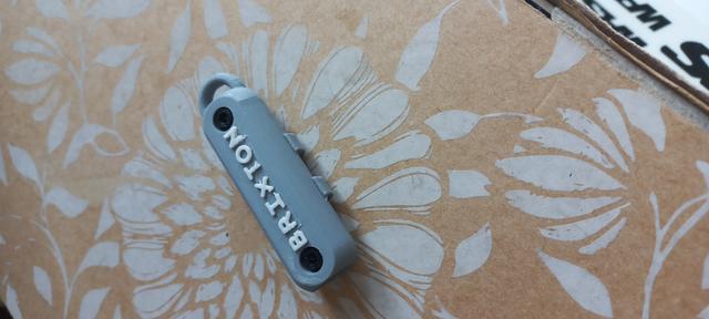 Brixton key ring 3D model thumbnail