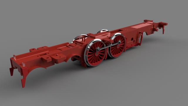 Märklin / Marklin BR78 5707 Gauge 1 / Spur 1 Chassis Block 3D model thumbnail