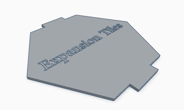 Catan Expansion Tile Separator 3D model thumbnail