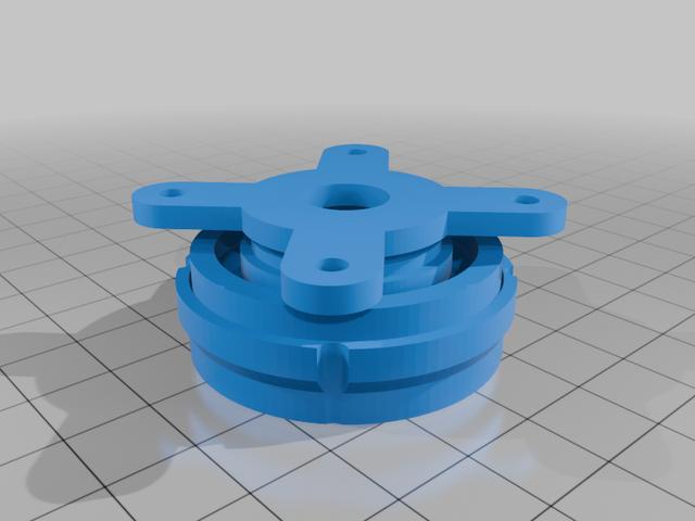 openscad nema 17 carriage bearing 3/16 mount experimental 3D model thumbnail