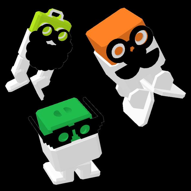 Otto DIY keychains 3D model thumbnail