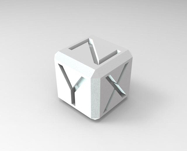 Calibration Cube Over-Engineered 3D model thumbnail