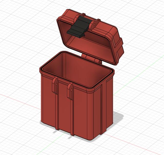 MTG Rugged Deck Box 3D model thumbnail
