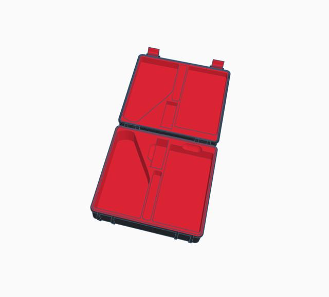 Rugged Box for Harbor Freight VIKING 1000 Peak Amp Lithium-Ion Jump Starter [59527] 3D model thumbnail