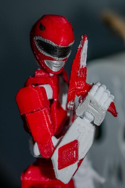 Mighty Morphin Dummy Rangers - Red 3D model thumbnail