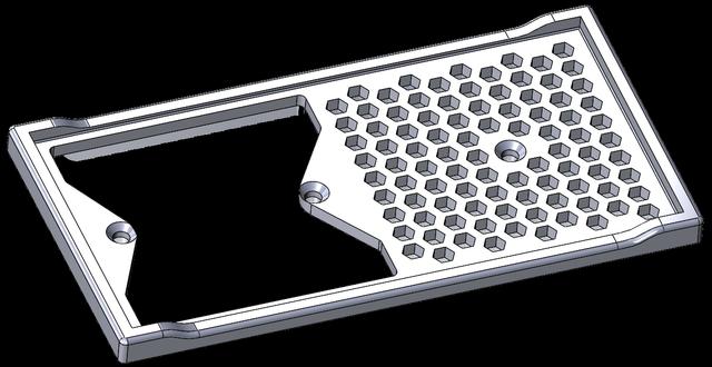 Aqara Panel Hub S1 wall mount frame 3D model thumbnail