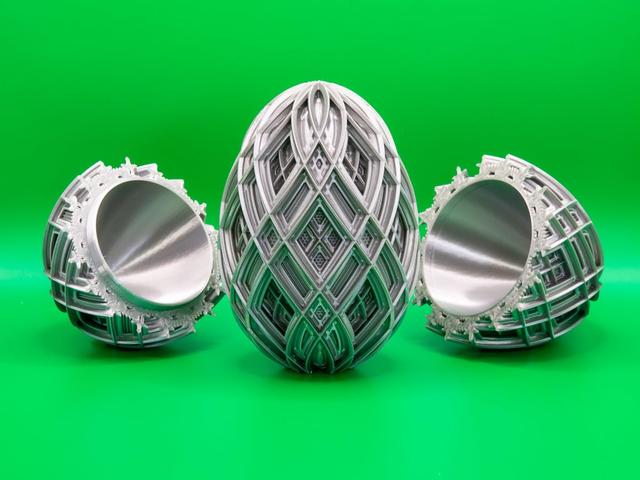 Double Lattice Easter Egg 2026 3D model thumbnail