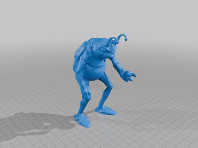 Sh'Lassan Ambassador from Babylon 5 3D model thumbnail
