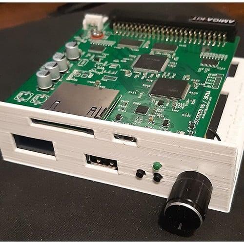 Amiga 2000 Gotek Floppy/SCSI2SD Combo 3.5" Bracket 3D model thumbnail
