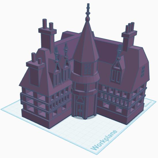 Scooby-Doo Haunted House 3D model thumbnail