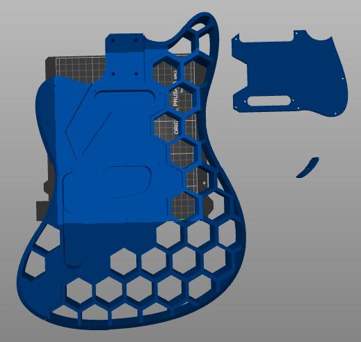 Left Handed PrusaCaster 3D model thumbnail