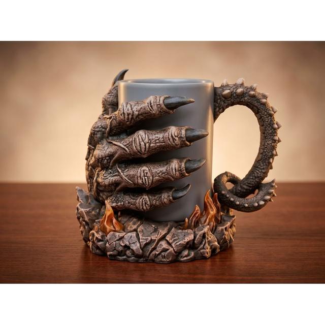 Infernal Claw Mug – Devil's Grasp 3D model thumbnail