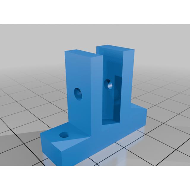 Pulley for vertical blind head rail 3D model thumbnail