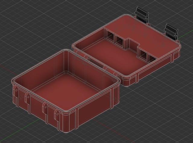 Compact Rugged box for Pavo Pico II 3D model thumbnail