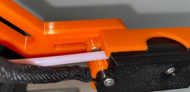 Prusa MINI filament sensor holder adjustable arm 3D model thumbnail
