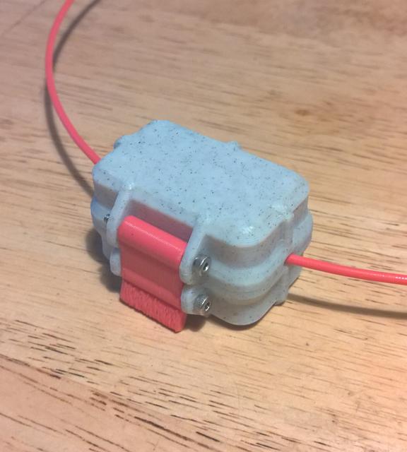 Rugged Filament Cleaner Box 3D model thumbnail