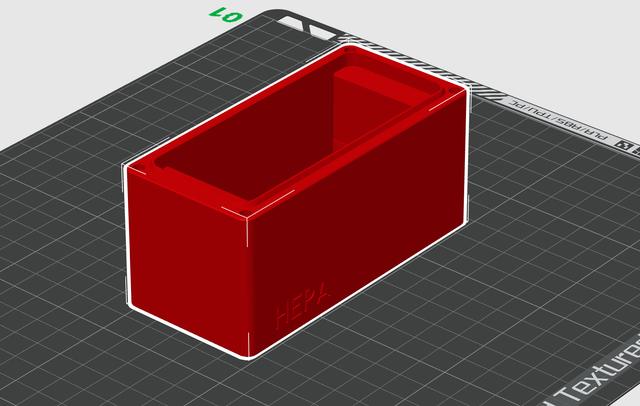 Bento box Hepa Switcheroo (P1P, P1S only!) 3D model thumbnail