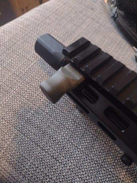 Charging Handle GForce Jawbone / Foxtrot Mike FM-9, AR9  3D model thumbnail
