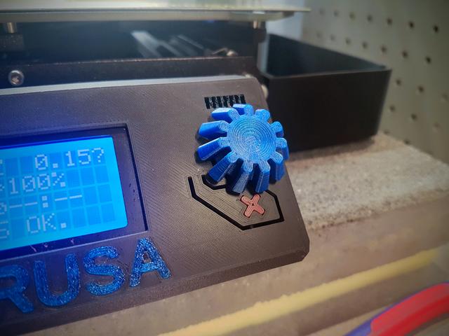 LCD Knob 3D model thumbnail