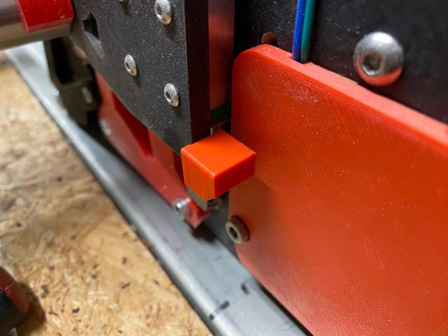 LowRider 3 CNC - Mod - boot tips on protrusions on XZ plates for "bladeless" Z homing (v1.0) 3D model thumbnail
