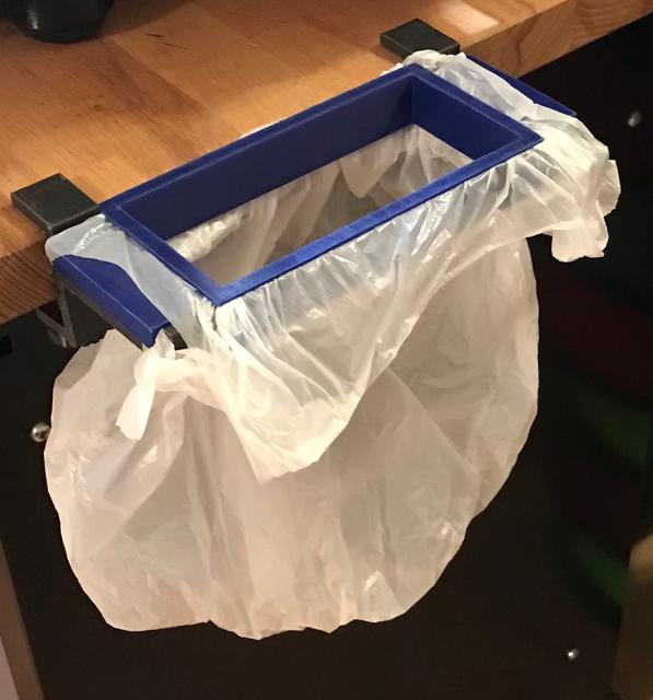 small Bag RMX for Desk mount trash box 3D model thumbnail