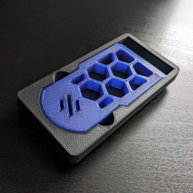 Voron Zero Hex Scrapper Gridfinty Insert 3D model thumbnail